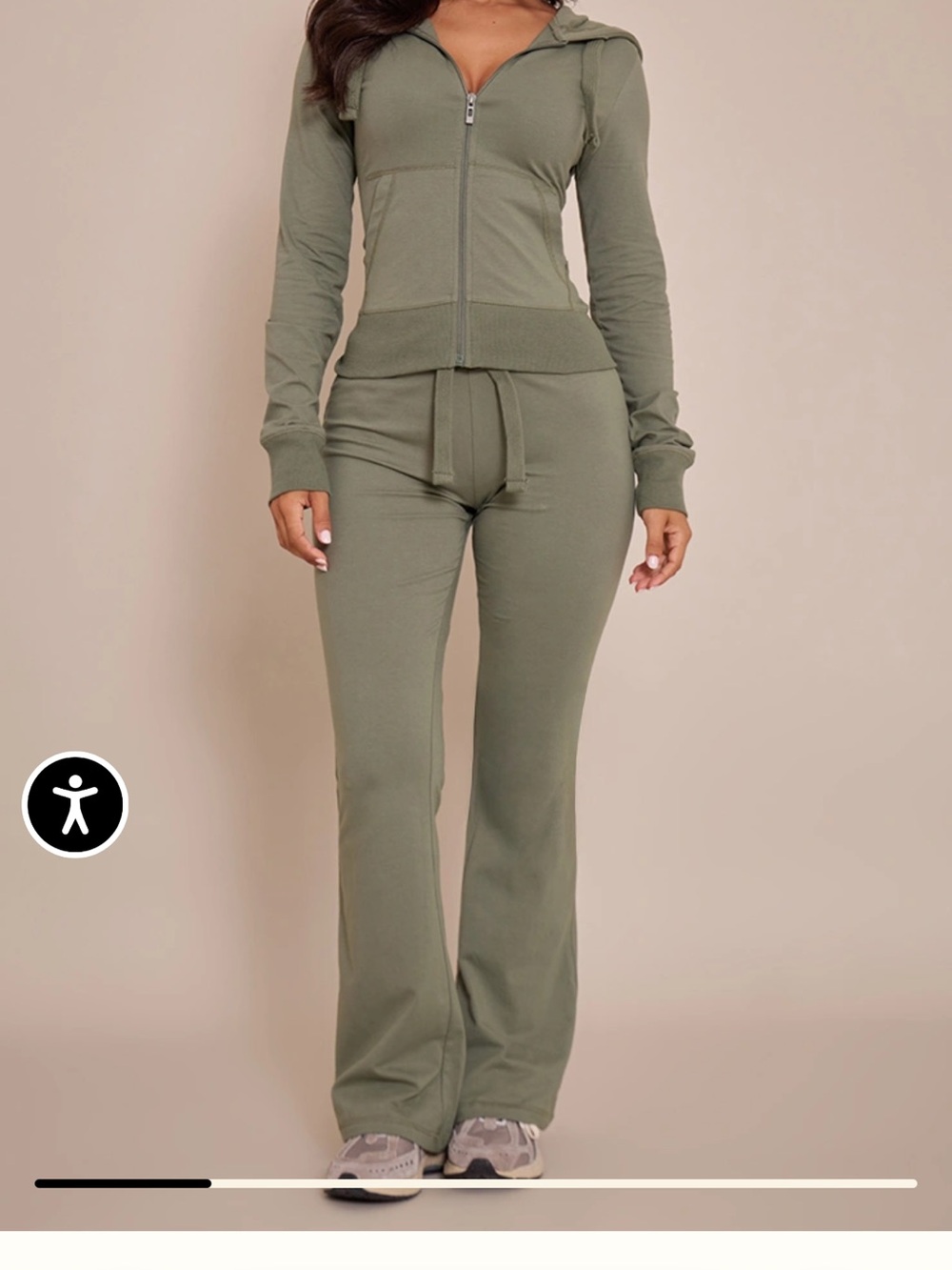 Pretty little thing sea green sweatsuit